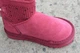 Детские зимние угги Ugg замшевые 28 18.0 см бордовые - изображение 3