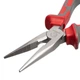 Длинногубцы прямые 160мм, С55 HT-0127 INTERTOOL - изображение 4