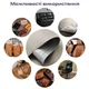 Самоклеюча екошкіра в рулоні Sticker Wall 1.37*1m*0.5mm LIGHT GREY (D) SW-00001373 - зображення 6
