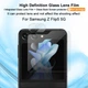 Захисне скло Tempered Glass 2.5D на заднюю камеру для Samsung Galaxy Z Flip5, Transparent - зображення 2