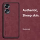 Кожаный чехол - накладка Fanoya для Honor 90 burgundy - изображение 3