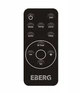 Тепловая воздушная завеса обогреватель Farelka EBERG Q4 2000Вт стеклянная панель + пульт ДУ Черная - изображение 3