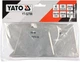 Скребки столярные из нержавеющей стали YATO 205 х 98 мм, 160 х 100 мм, 120 х 80 мм, 100 х 160 мм, 4 шт (YT-52788) - изображение 1
