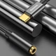 Переходник Baseus Type-C to 3.5 mm адаптер 9CM Black (CATL54-01) - изображение 3