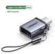 Адаптер Ugreen OTG з карабіном Type-C to USB 3.0 Space Gray (US270) - зображення 12