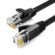 Патч корд Ugreen сетевой кабель 1000 Mбит\с Ethernet RJ45 Cat 6 плоский 3М Black (NW102) - изображение 8