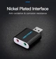 Внешняя звуковая карта Vention USB AUX Black (VAB-S17-BK) - изображение 4