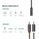 Переходник-разветвитель Ugreen 3.5mm F / 2RCA M аудио кабель 25CM (AV102) - изображение 11