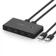 Коммутатор Ugreen Out USB 2.0 1.5М Switch Box 2 In 4 Black (US216) - изображение 13