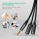 Переходник-разветвитель Ugreen Сплиттер 3.5mm AM to 3.5mm 2 AF Black (AV141) - изображение 13