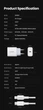 Быстрое зарядное устройство Ugreen Quick charge 4.0 PD 3.0 20W + Кабель Ugreen MFi USB-C to Lightning 1M «‎CD137» - изображение 9