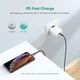 Зарядний пристрій Ugreen USB Type-C PD 2.0 QC 3.0 18W White (CD137) - зображення 2