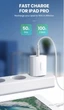 Зарядний пристрій Ugreen QC 4.0 PD 3.0 20W + Кабель Ugreen MFi USB-C to Lightning 1.5 м White (CD238) - зображення 3