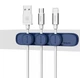 Утримувач для проводів універсальний Baseus Peas Cable Clip Blue «ACWDJ-03» - зображення 5