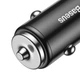 Автозарядное пристрій Baseus Small Screw 2USB 3.4 A Black (CAXLD-C) - зображення 4