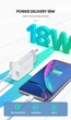 Зарядное устройство Ugreen Quick charge 4.0 PD 3.0 18W + Кабель Ugreen MFi USB-C to Lightning 1.5M (CD137) - изображение 5