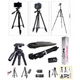 Штатив телескопічний Yunteng трипод з пультом ДУ для камери та телефону TRIPOD 3388 - зображення 6