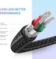 Кабель зарядный Ugreen USB 2.0 Type-C to Type-C PD QC 4.0 с нейлоновой оплеткой 0.5М (US261) - изображение 12