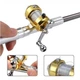Міні вудка Fishing Rod кишенькова у формі срібляста ручки - зображення 7