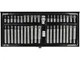 Набор насадок TORX SECURITY и RIBE, переходник 3/8" и 1/2", 42 шт YATO (YT-0420) - изображение 1