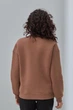 Базовый свитшот для беременных и кормящих oversize со скрытыми молниями M Kloya Юла Мама латте - изображение 7