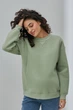 Базовый свитшот для беременных и кормящих oversize со скрытыми молниями S Kloya Юла Мама Оливковый - изображение 7