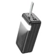 Портативная батарея повербанк Power bank Hoco JВ6B 60 000 mAh пауэрбанк павер бенк для телефона с быстрой зарядкой с фонариком с ремешком 22.5W, Черный - изображение 5