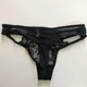 Жіночі мереживні трусики стрінги Honey Fashion Accessories One Size (XS/S/M) чорний (2-235) - изображение 7