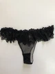 Прозорі трусики з мереживом Honey Fashion Accessories One Size (XS/S) чорний (2-240) - изображение 5
