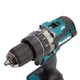 Шурупокрут-дриль з ударом акумуляторний Makita HP002GA201 (64 Нм, 1.5-13 мм, BL, XGT) - зображення 6