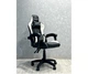 Ігрове крісло для геймерів та роботи Quattro Чорно-біле комп'ютерне крісло стілець для дому для офісу - зображення 10