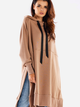 Bluza damska z kapturem oversize Infinite You M279 One Size Beżowa (5902360561373) - obraz 3