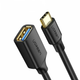 Кабель-адаптер OTG&nbsp;UGREEN US154 USB-C Male to USB 3.0 A Female Cable Black (30701) - изображение 1