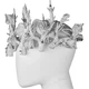 Корона Готичний ліс White SETA Decor 23-662WT-SL - зображення 2