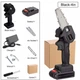 Мини аккумуляторная цепная пила UKC Mini Electric Chain Saw 1 24V Черный - изображение 6