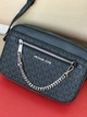 Сумка жіноча Michael Kors Jet Set Large Logo Crossbody Bag чорна (35S1GTTC9B) - зображення 2