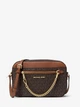 Сумка женская Michael Kors Jet Set Large Logo Crossbody Bag коричневая (35S1GTTC9B) - изображение 7