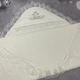 Крижма махрова для хрещення Joan 100х100 см молочна - зображення 3