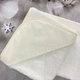 Махровая крыжма для крещения Natalie 100х100 см молочная - изображение 2