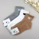 Зимові жіночі теплі шкарпетки на флісі NiceSocks Ведмедики, Три пари/36-40р. - зображення 1