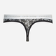 Majtki stringi damskie bawełniane Calvin Klein Underwear 000QF5733E1BP S Białe/Czarne (8719855403165) - obraz 5