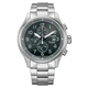 Наручний годинник CITIZEN CA0810-88X Зелений/Сріблястий Кварцовий механізм - зображення 1