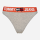 Majtki stringi damskie bawełniane Tommy Hilfiger Jeans UW0UW02823P61 M Szare (8720116297478) - obraz 3