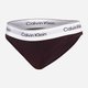 Трусики бікіні жіночі бавовняні Calvin Klein Underwear 000QF7047EBKC S Темно-коричневі (8719856453404) - зображення 1