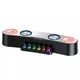 Колонка Bluetooth XO F36 Speaker Портативна 2400mAh V5.0, USB, AUX, Micro-usb, TF з RGB підсвічуванням Чорний - изображение 3
