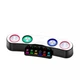 Колонка Bluetooth XO F36 Speaker Портативна 2400mAh V5.0, USB, AUX, Micro-usb, TF з RGB підсвічуванням Чорний - изображение 5