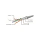 Патч-корд 3м S/FTP Cat 6A CU LSZH blue Cablexpert (PP6A-LSZHCU-B-3M) - зображення 2