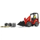 Масштабная модель автомобиля Bruder Мини-погрузчик Schaffer Compact 2630 с фигуркой и аксессуарами (02191) - изображение 6