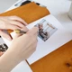 Фотоальбом из натуральной кожи, Книжный переплет, Альбом на 100 фотографий, Ручная работа, Бежевый FILWOOD - изображение 2