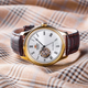 Мужские наручные часы Orient FAG00002W0 Золото\Бордовый - изображение 2